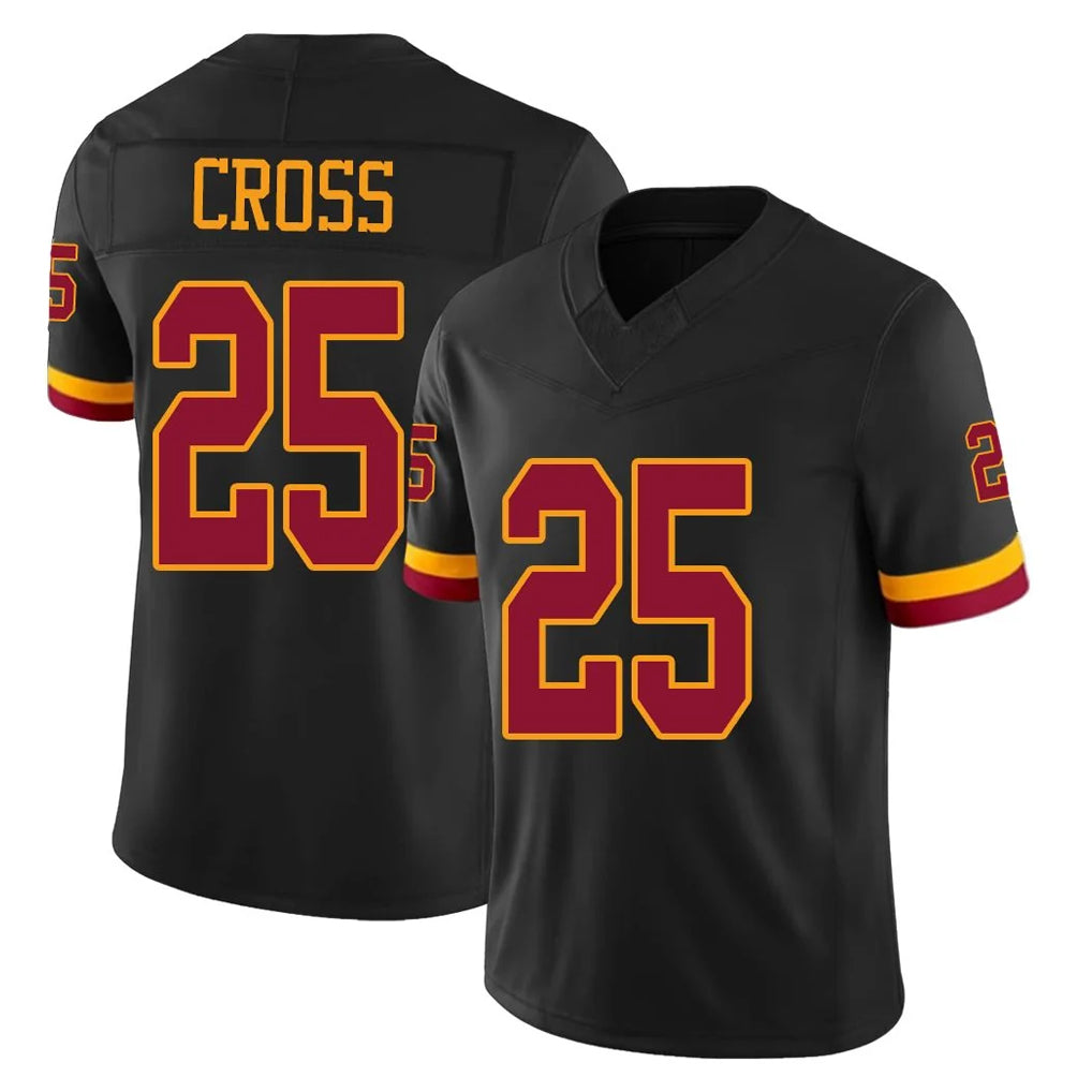 W.Commanders #25 Nick Cross Player Black Limited Vapor Home Game Stitched Jerseys