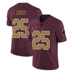 W.Commanders #25 Nick Cross Player Burgundy Alternate Vapor Untouchable Home Game Stitched Jerseys