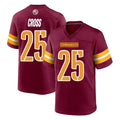 W.Commanders #25 Nick Cross Player Burgundy Home Game Stitched Jerseys