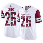 W.Commanders #25 Nick Cross Player White Limited Vapor Home Game Stitched Jerseys