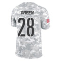 W.Commanders #28 Darrell Green Player  Arctic Camo Salute To Service Limited Stitched Jerseys