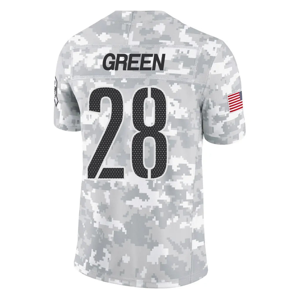W.Commanders #28 Darrell Green Player  Arctic Camo Salute To Service Limited Stitched Jerseys