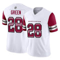 W.Commanders #28 Darrell Green Player  White Vapor F.U.S.E. Limited Stitched Jerseys