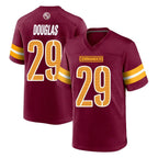 W.Commanders #29 Rasul Douglas Player Burgundy Home Game Stitched Jerseys