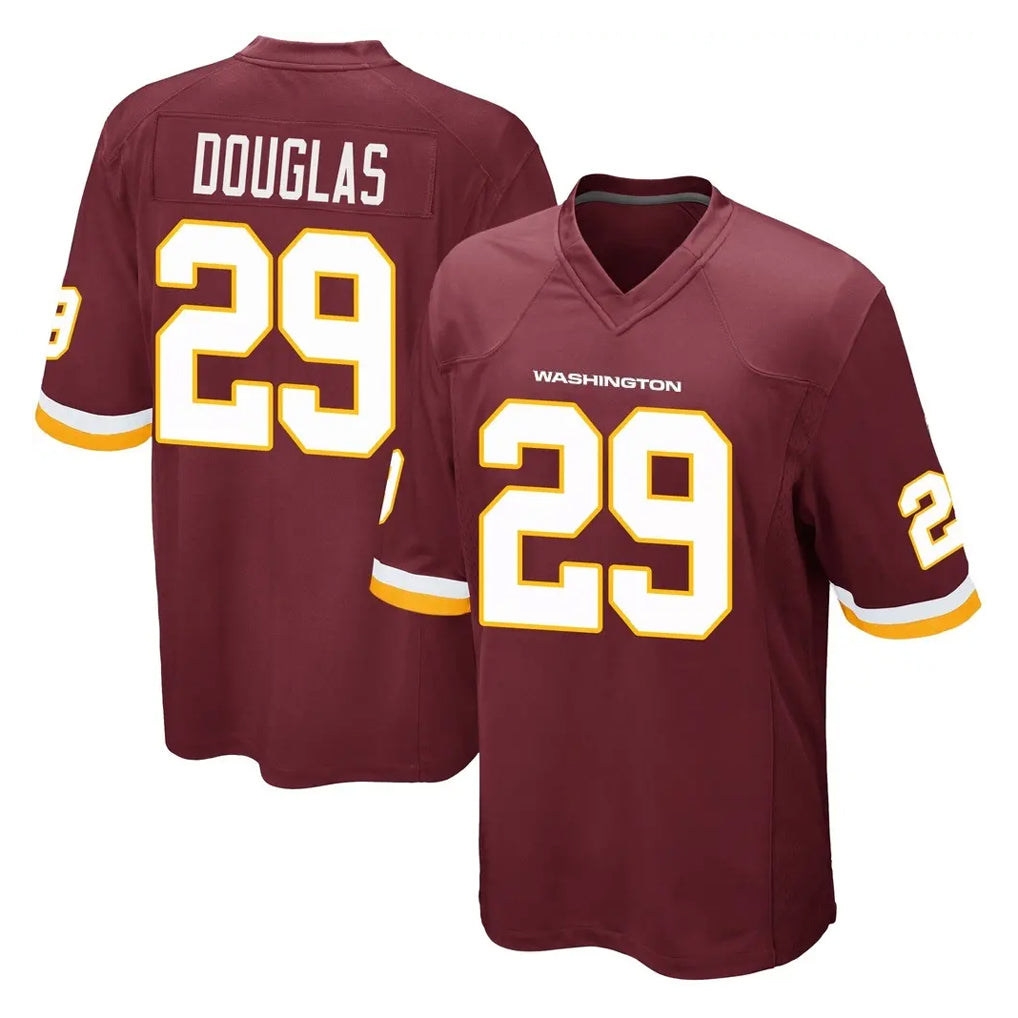 W.Commanders #29 Rasul Douglas Player Burgundy Team Color Home Game Stitched Jerseys