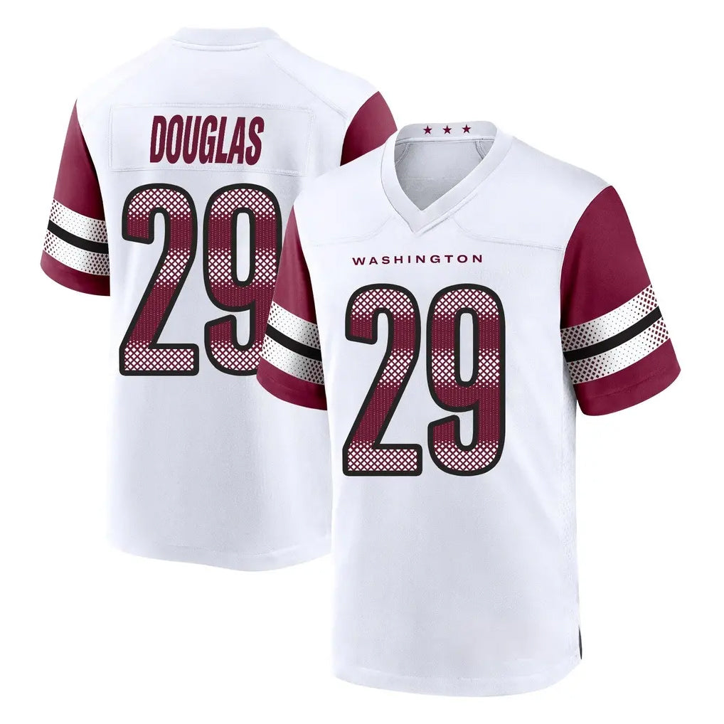 W.Commanders #29 Rasul Douglas Player White Game Home Stitched Jerseys