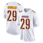 W.Commanders #29 Rasul Douglas Player White Tundra Fashion Home Game Stitched Jerseys