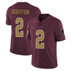 W.Commanders #2 Amik Robertson Player Burgundy Alternate Vapor Untouchable Home Game Stitched Jerseys
