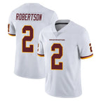 W.Commanders #2 Amik Robertson Player White Limited Vapor Untouchable Home Game Stitched Jerseys