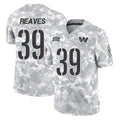 W.Commanders #39 Jeremy Reaves Player Arctic Camo Limited Salute To Service Home Game Stitched Jerseys