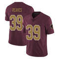 W.Commanders #39 Jeremy Reaves Player Burgundy Alternate Vapor Untouchable Home Game Stitched Jerseys