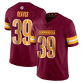 W.Commanders #39 Jeremy Reaves Player Burgundy Limited Vapor Home Game Stitched Jerseys