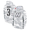 W.Commanders #3 Stefon Diggs Player Arctic Camo Limited Salute to Service pullover hoodies