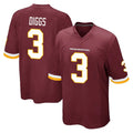 W.Commanders #3 Stefon Diggs Player Burgundy Team Color Home Game Stitched Jerseys