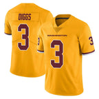 W.Commanders #3 Stefon Diggs Player Gold Limited Color Rush Home Game Stitched Jerseys