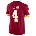 W.Commanders #4 Frankie Luvu Burgundy Team Vapor F.U.S.E. Stitched Limited Jerseys