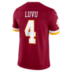 W.Commanders #4 Frankie Luvu Burgundy Team Vapor F.U.S.E. Stitched Limited Jerseys