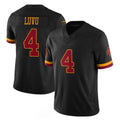 W.Commanders #4 Frankie Luvu Player Black Limited Vapor Home Game Stitched Jerseys
