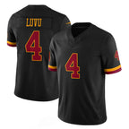W.Commanders #4 Frankie Luvu Player Black Limited Vapor Home Game Stitched Jerseys