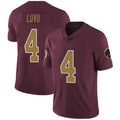 W.Commanders #4 Frankie Luvu Player Burgundy Alternate Vapor Untouchable Limited  Stitched Jerseys