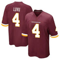 W.Commanders #4 Frankie Luvu Player Burgundy Game Stitched Jerseys