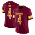 W.Commanders #4 Frankie Luvu Player Burgundy Limited Vapor Home Game Stitched Jerseys