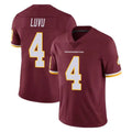 W.Commanders #4 Frankie Luvu Player Burgundy Vapor Limited Stitched Jerseys