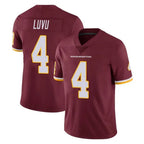 W.Commanders #4 Frankie Luvu Player Burgundy Vapor Limited Stitched Jerseys