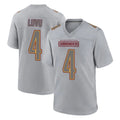 W.Commanders #4 Frankie Luvu Player Gray Atmosphere Fashion Home Game Stitched Jerseys