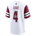 W.Commanders #4 Frankie Luvu Player White Home Game Football Jerseys