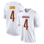 W.Commanders #4 Frankie Luvu Player White Tundra Fashion Home Game Stitched Jerseys