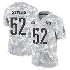 W.Commanders #52 Sonny Styles Player Arctic Camo Limited Salute To Service Home Game Stitched Jerseys