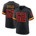 W.Commanders #52 Sonny Styles Player Black Limited Home Game Stitched Jerseys