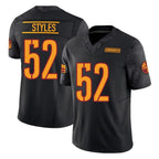 W.Commanders #52 Sonny Styles Player Black Limited Vapor F.U.S.E. Home Game Stitched Jerseys