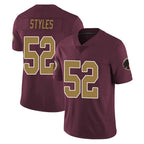 W.Commanders #52 Sonny Styles Player Burgundy Alternate Vapor Untouchable Home Game Stitched Jerseys