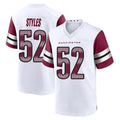 W.Commanders #52 Sonny Styles Player White Game Home Stitched Jerseys