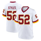 W.Commanders #52 Sonny Styles Player White Home Game Stitched Jerseys