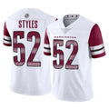 W.Commanders #52 Sonny Styles Player White Limited Vapor Home Game Stitched Jerseys