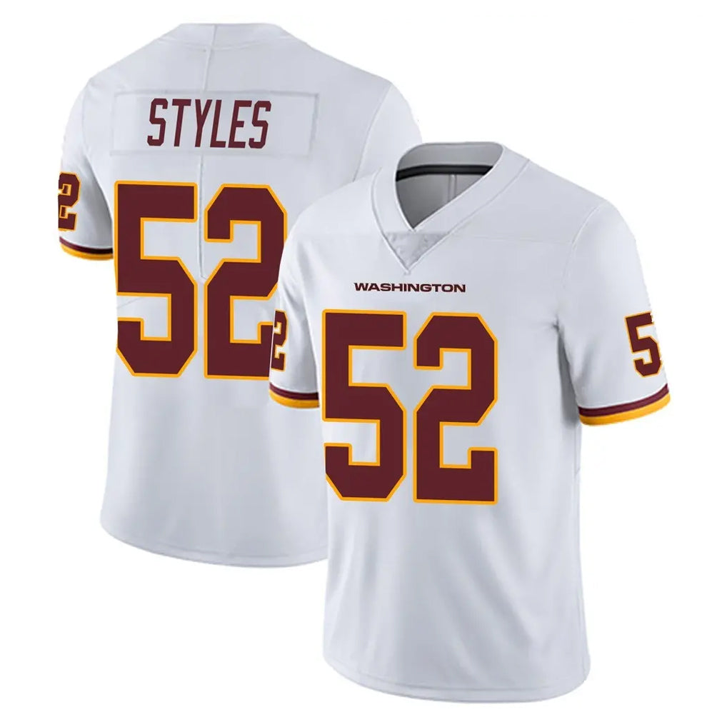 W.Commanders #52 Sonny Styles Player White Limited Vapor Untouchable Home Game Stitched Jerseys