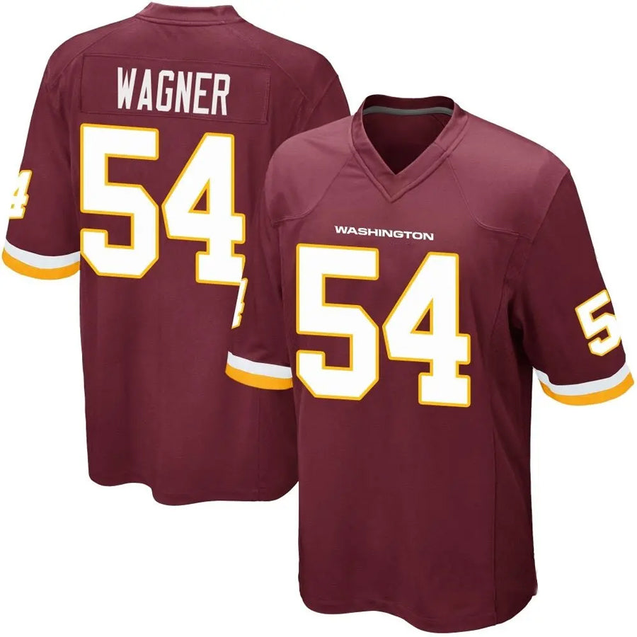 W.Commanders #54 Bobby Wagner Player Burgundy Game Stitched Jerseys