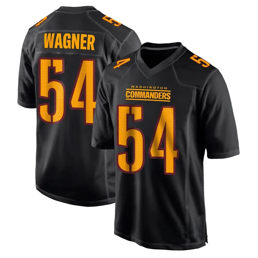 W.Commanders #54 Bobby Wagner Player Carbon Black Fashion Stitched Jerseys