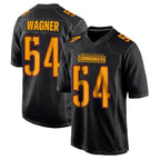 W.Commanders #54 Bobby Wagner Player Carbon Black Fashion Stitched Jerseys