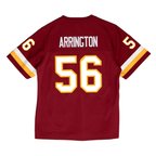 W.Commanders #56 LaVar Arrington Mitchell & Ness Burgundy 2001 Legacy Throwback Replica Jersey Stitched Puhic Game Jerseys
