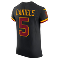 W.Commanders #5 Jayden Daniels Black Alternate Vapor F.U.S.E. Elite Stitched Jerseys