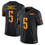 W.Commanders #5 Jayden Daniels Player Black Vapor F.U.S.E. Limited Stitched Jerseys