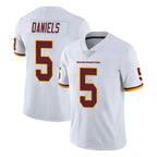 W.Commanders #5 Jayden Daniels Player White Limited Vapor Untouchable Home Game Stitched Jerseys
