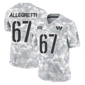 W.Commanders #67 Nick Allegretti Player Arctic Camo Limited Salute To Service Home Game Stitched Jerseys
