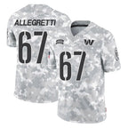 W.Commanders #67 Nick Allegretti Player Arctic Camo Limited Salute To Service Home Game Stitched Jerseys