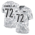 W.Commanders #72 Josh Conerly Jr. Player Arctic Camo Limited Salute To Service Home Game Stitched Jerseys