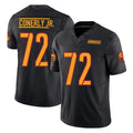 W.Commanders #72 Josh Conerly Jr. Player Black Limited Vapor F.U.S.E. Home Game Stitched Jerseys